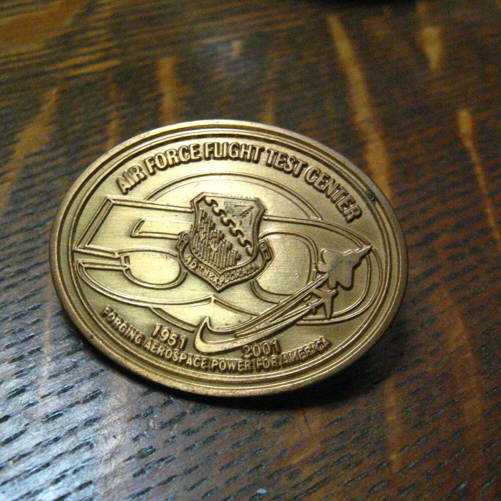 USAF Flight Test Center 2001 Lapel Pin